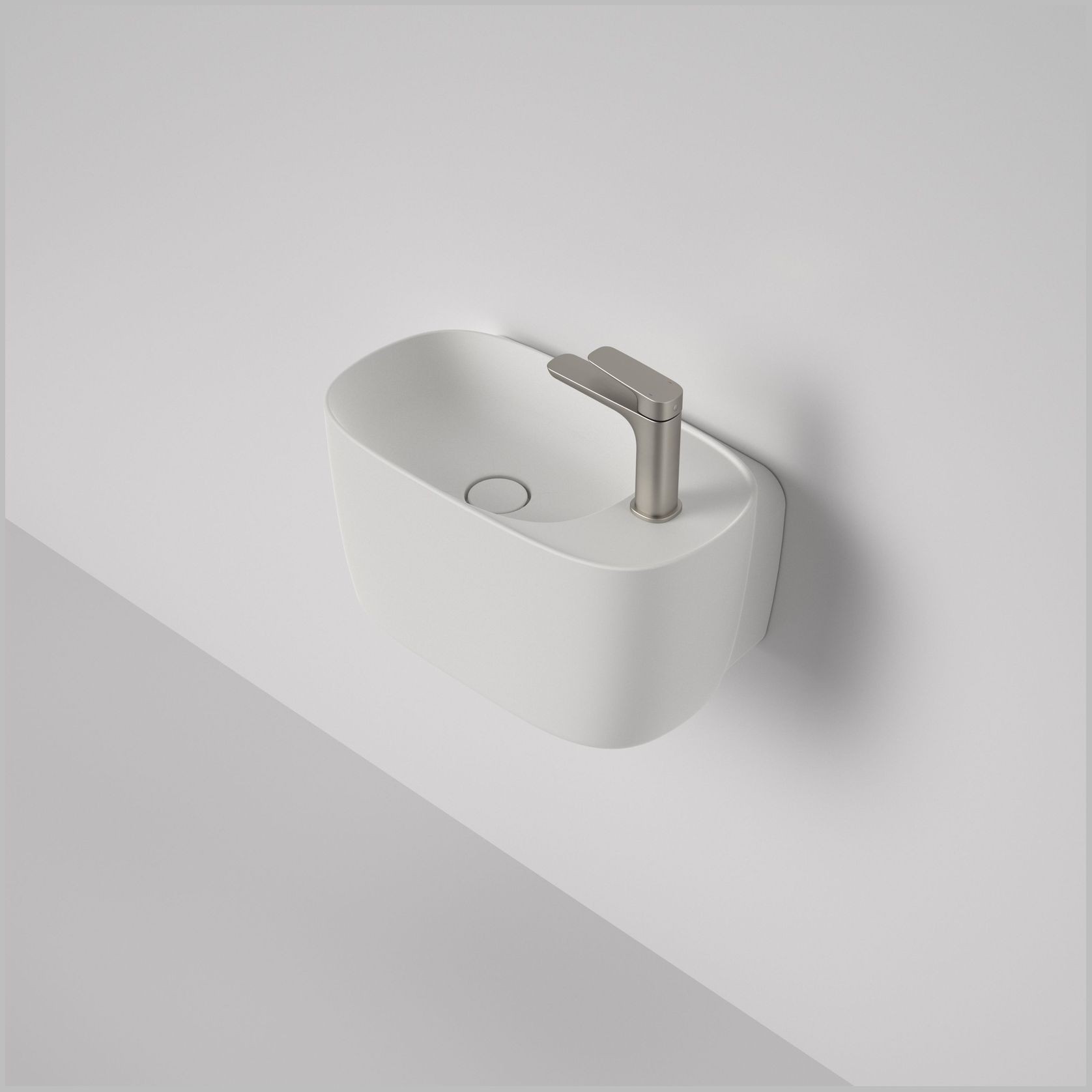 Contura II Hand Wall Basin (1 Tap Hole) gallery detail image