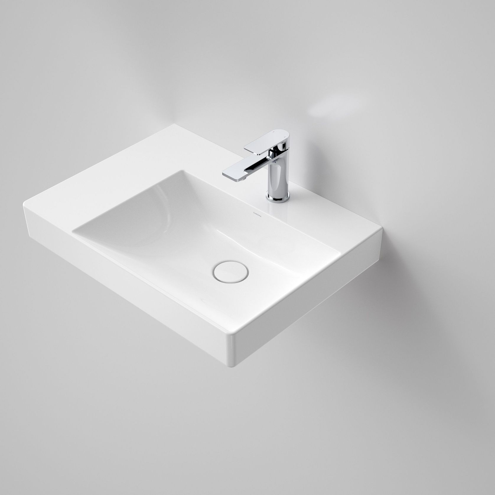 Urbane II Left Hand Shelf Wall Basin gallery detail image