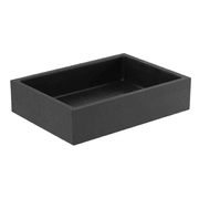 Elementi Bare Concrete Square Vessel Basin gallery detail image