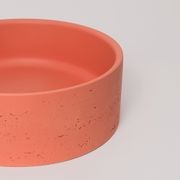 Alma Amos Circle Rustic Concrete Basin Terracotta gallery detail image