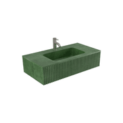 Bare Fluted Wall Basin gallery detail image