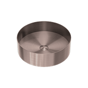Opal Round 400mm Stainless Steel Basin Brushed Bronze gallery detail image