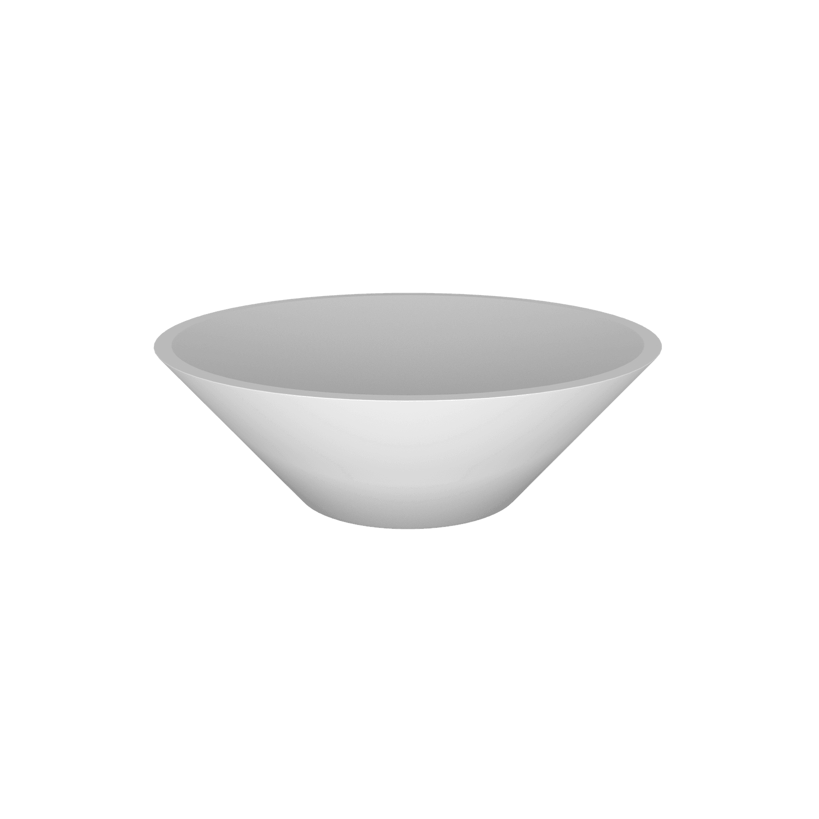 iStone Caesar Basin 400mm Matte White gallery detail image