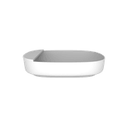 iStone Ovale Basin 550mm Gloss White (With Tray) gallery detail image