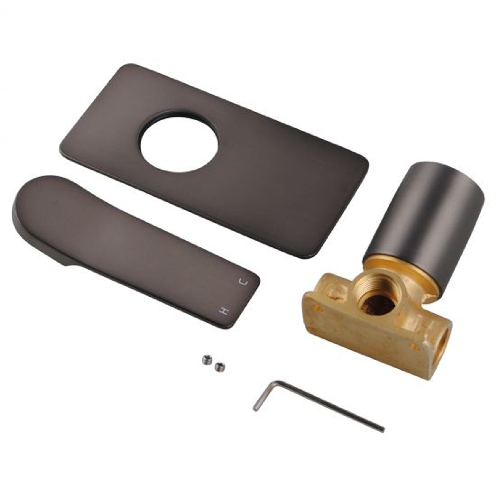 Rushy Wall Mixer Gun Metal Grey gallery detail image