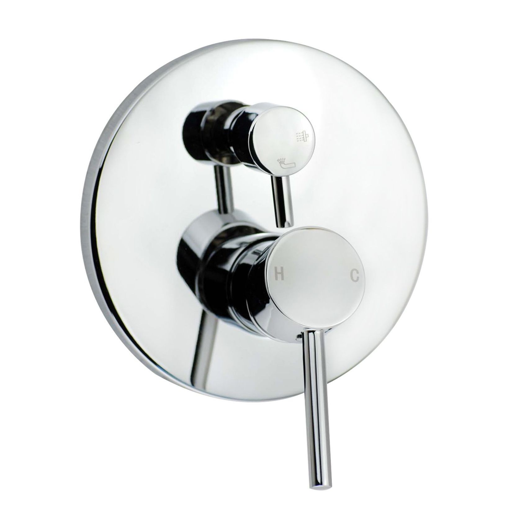 Lucid Pin Mixer with Diverter Chrome gallery detail image