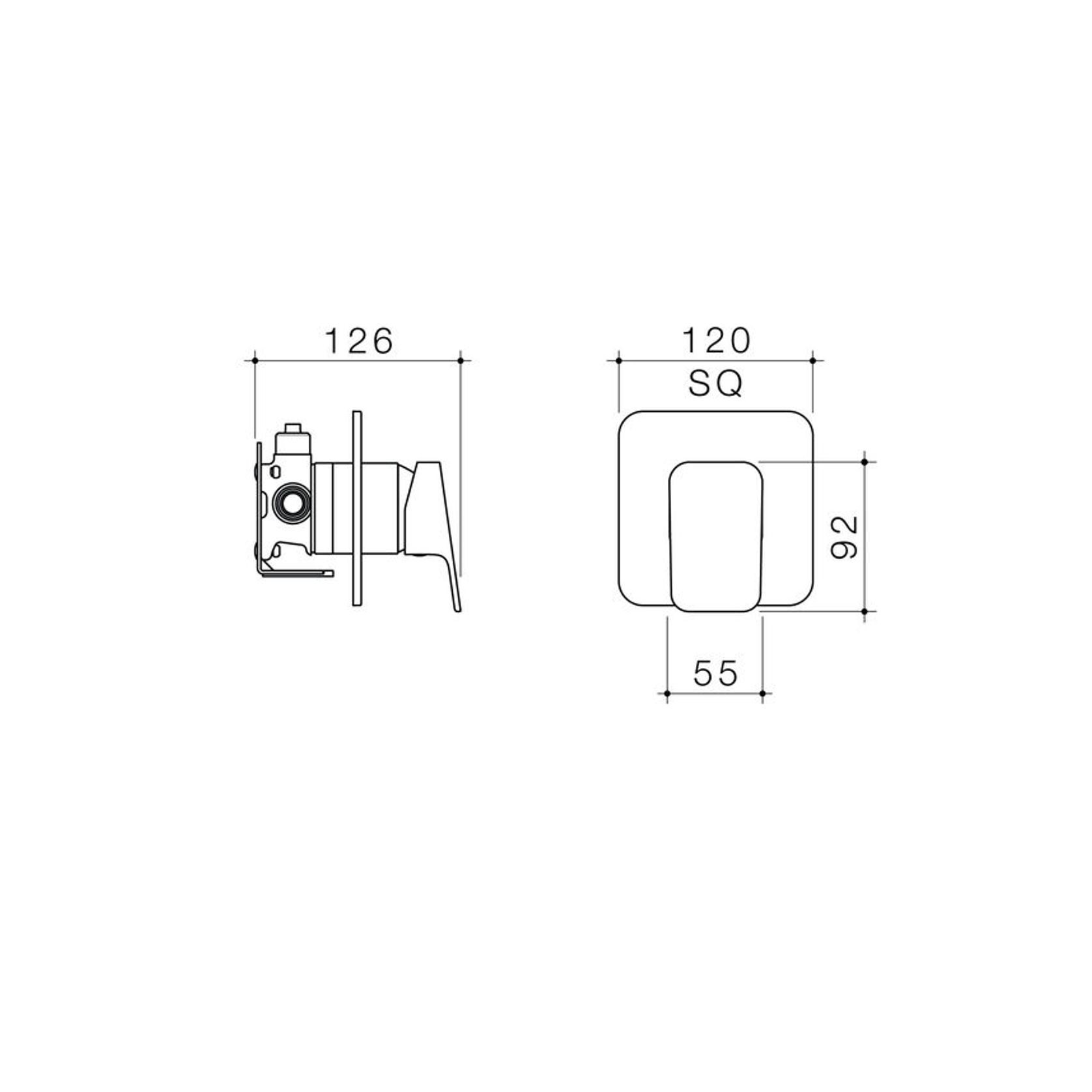 Waipori MK2 Shower Mixer With Fastflow 2 - Lead Free gallery detail image