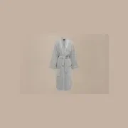 Cotton Velour Bathrobes with Piping gallery detail image