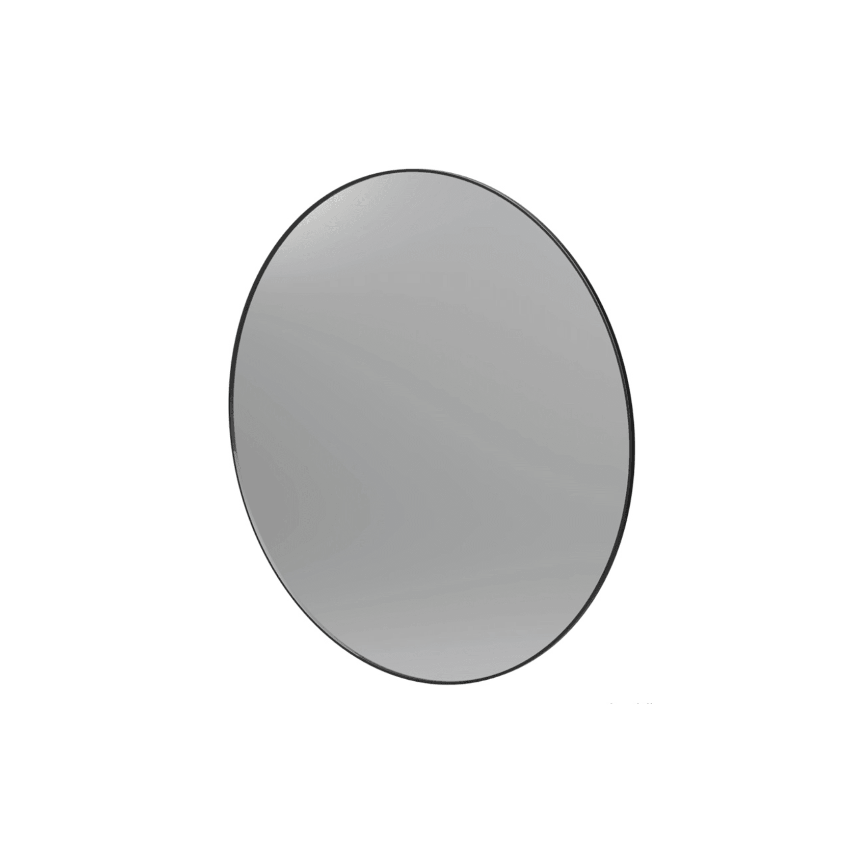 Frame 1200 Round Mirror Black gallery detail image