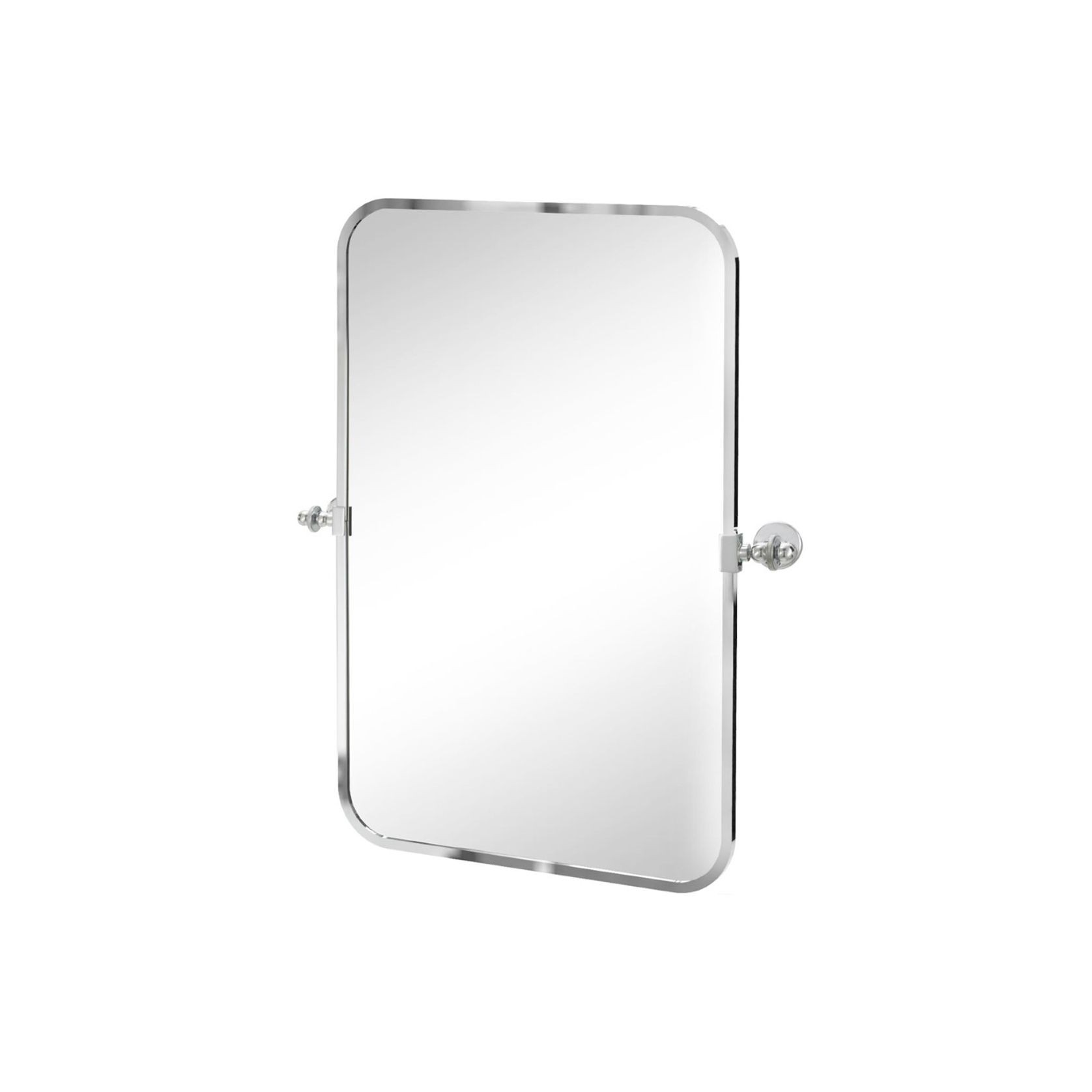 Hawthorn Hill - Rectangular Tilting Bathroom Mirror With Radius On Corners 800H x 508W gallery detail image