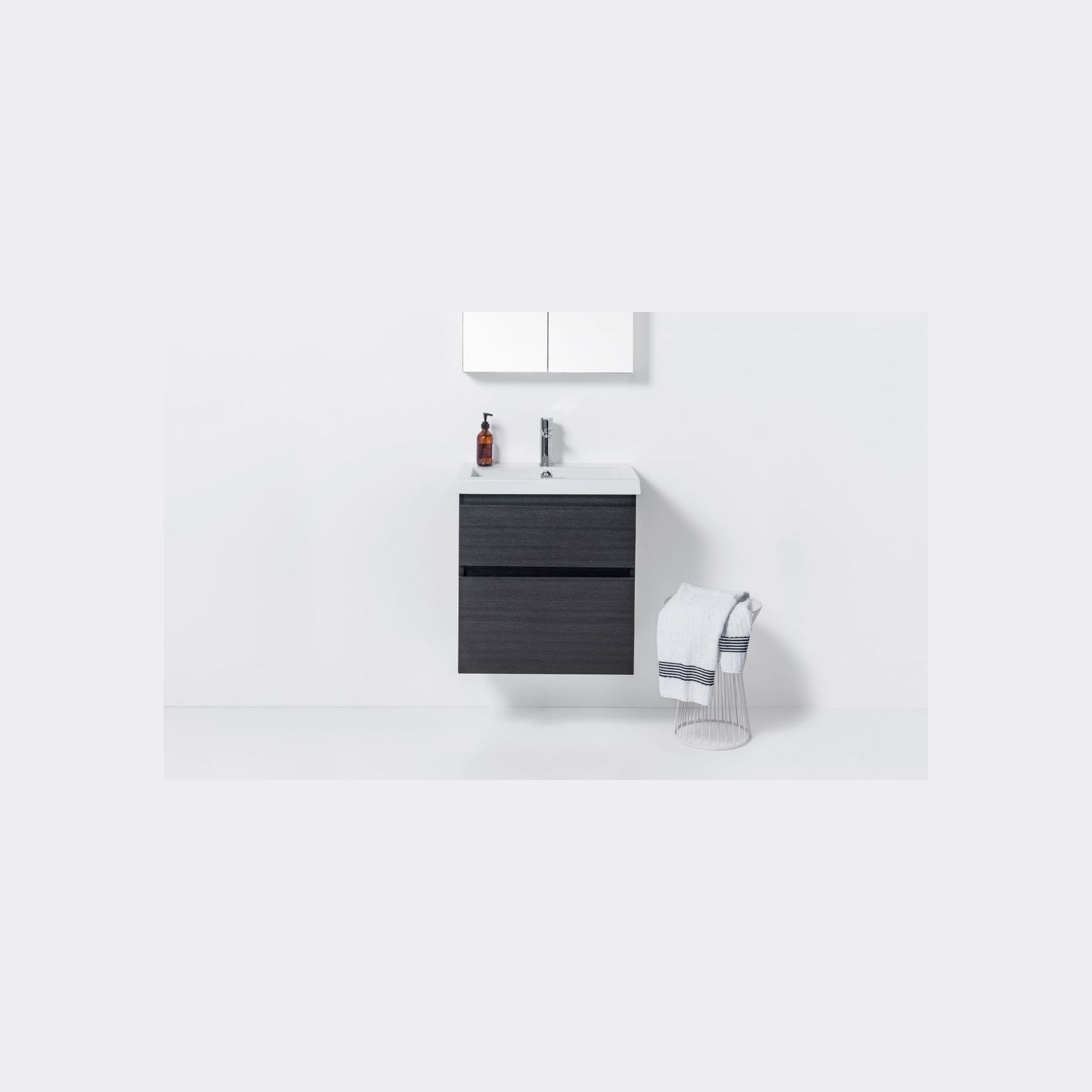 Cangas Wall-Hung Vanity, 2 Drawers gallery detail image