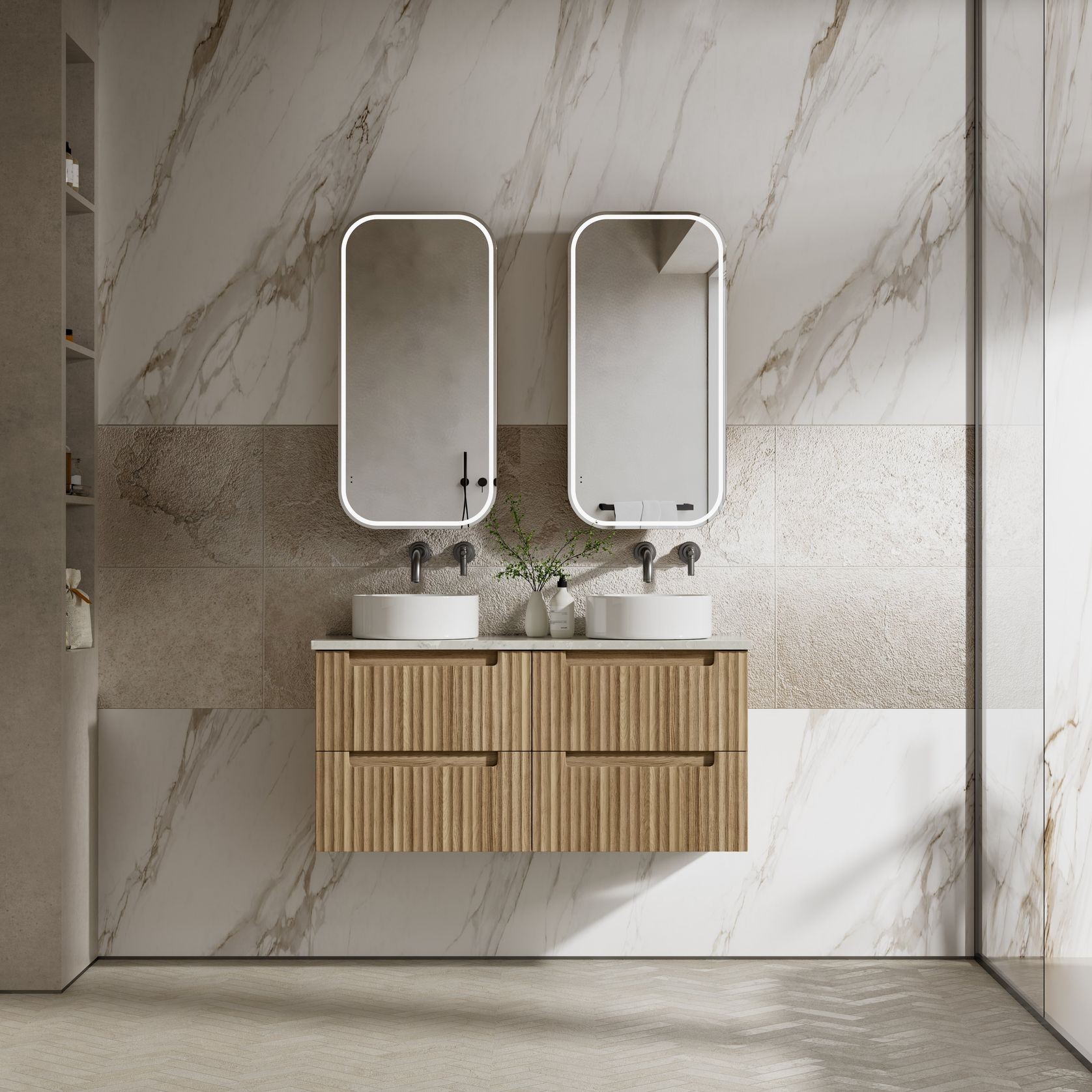 Aulic Lovina Tier Wall Hung Vanities gallery detail image