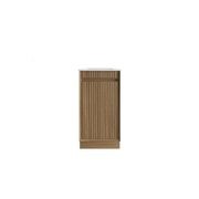 Aulic Mini Ravia Fluted Harvest Oak Cabinet gallery detail image