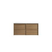 Aulic Venetta Framed Wall Hung 1200 Harvest Oak Cabinet gallery detail image