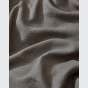 Ravello Linen Flat Sheet - Charcoal | Weave Home Bed Linen gallery detail image