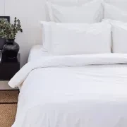 Cotton Percale Flat Sheets gallery detail image