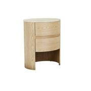 Oberon Lune Marble Bedside gallery detail image