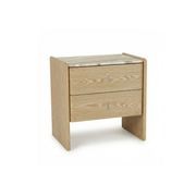 Pearce Marble 2 Drawer Tall Bedside gallery detail image