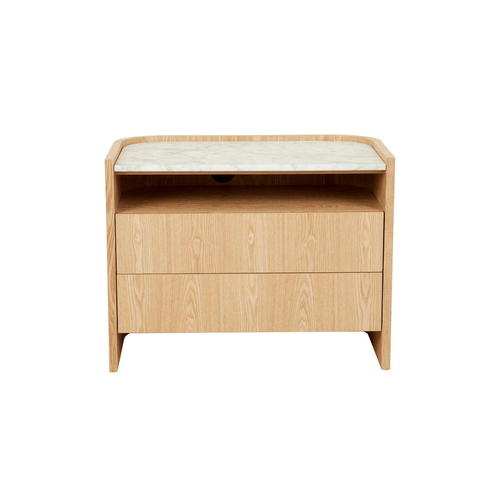 Elsie Two Drawer Bedside gallery detail image