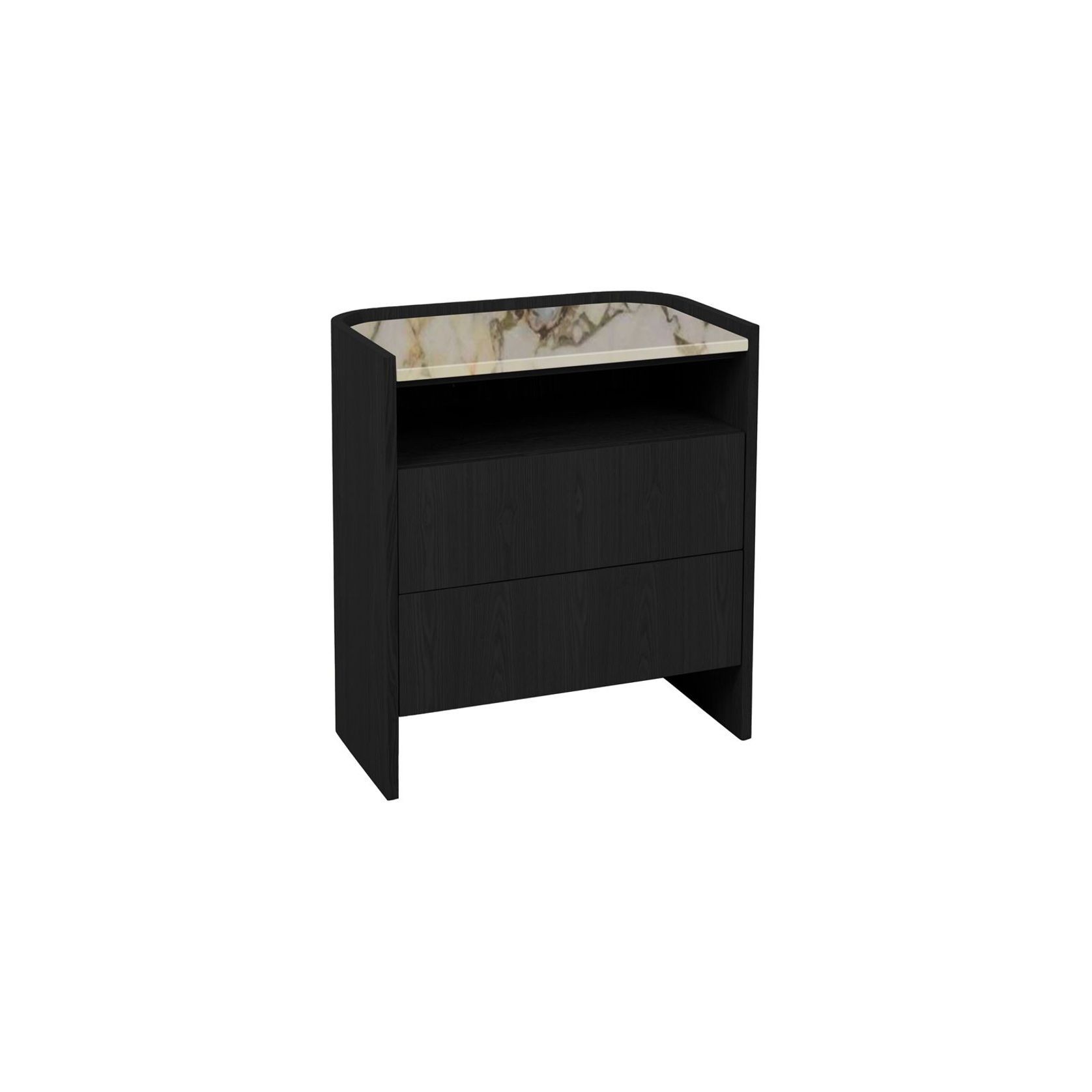 Elsie 2 Drawer Small Bedside gallery detail image