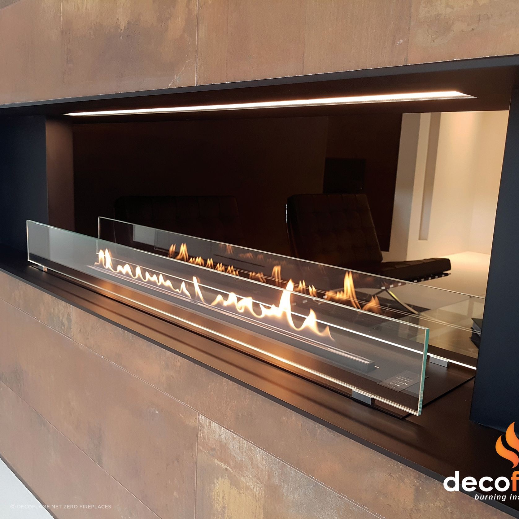 Decoflame BEV Net Zero F6 Fireplace Insert 20.5hr Burn gallery detail image