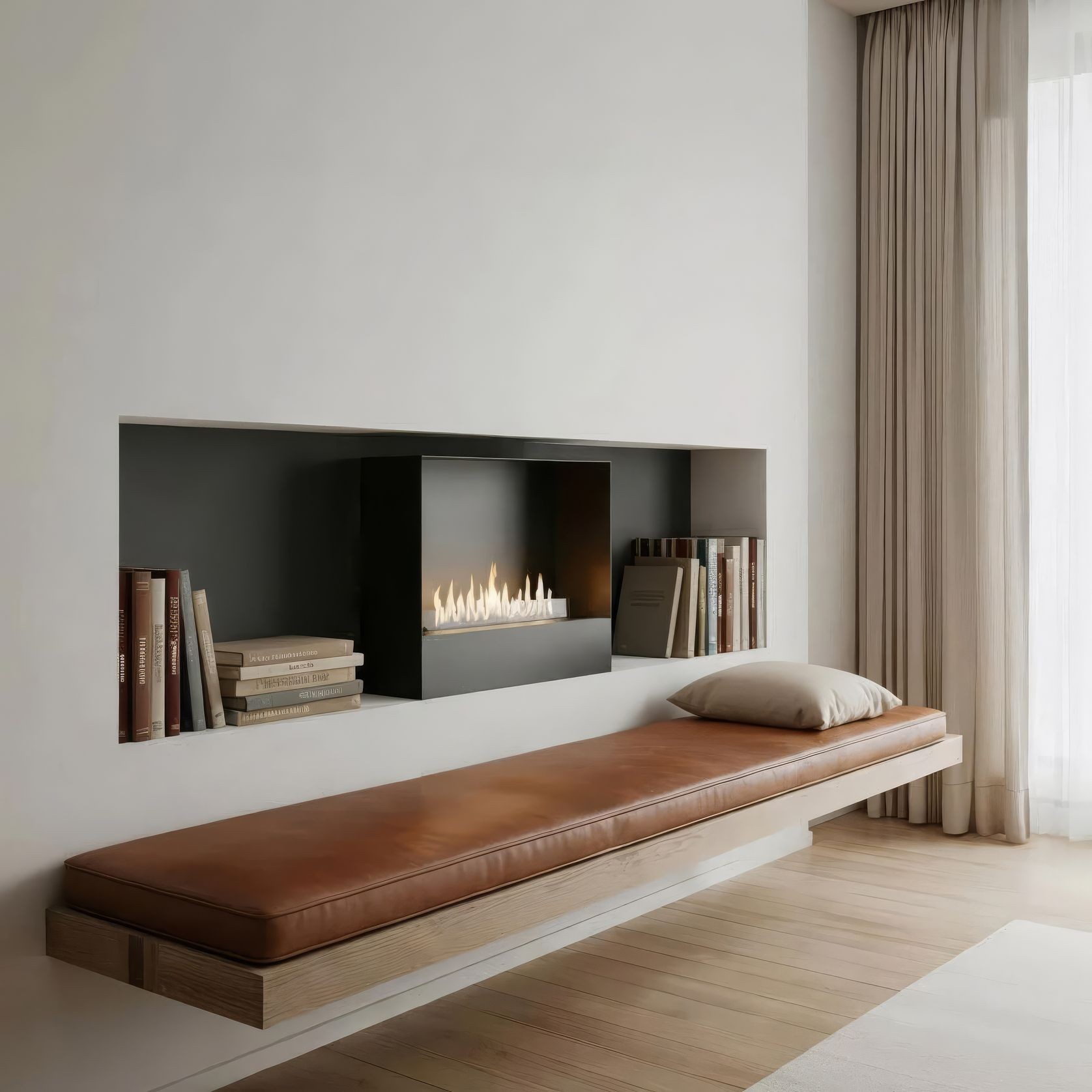 Decoflame Milan - Modular BEV Net Zero Fireplace 20.5hr gallery detail image