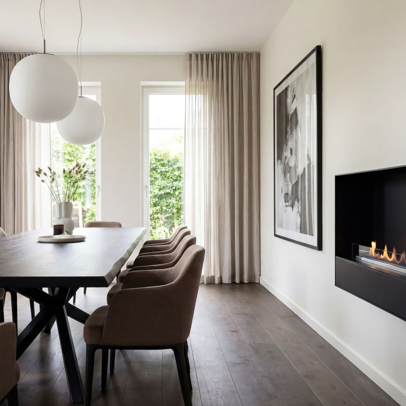 Decoflame Milan - Modular BEV Net Zero Fireplace 20.5hr gallery detail image
