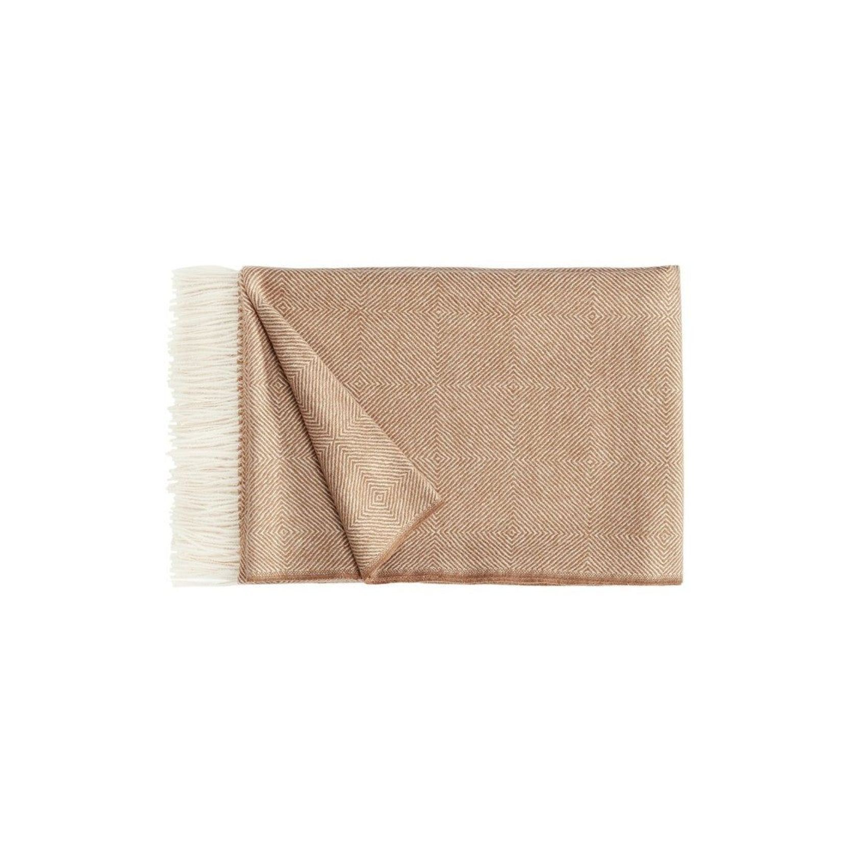 Fischbacher 1819 Alpaca Throw -Noble Camel gallery detail image