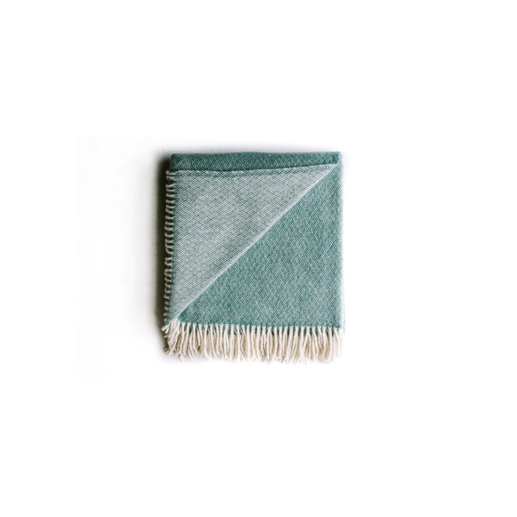 Ruanui Station Lambswool Throw - Studholme's Sage gallery detail image