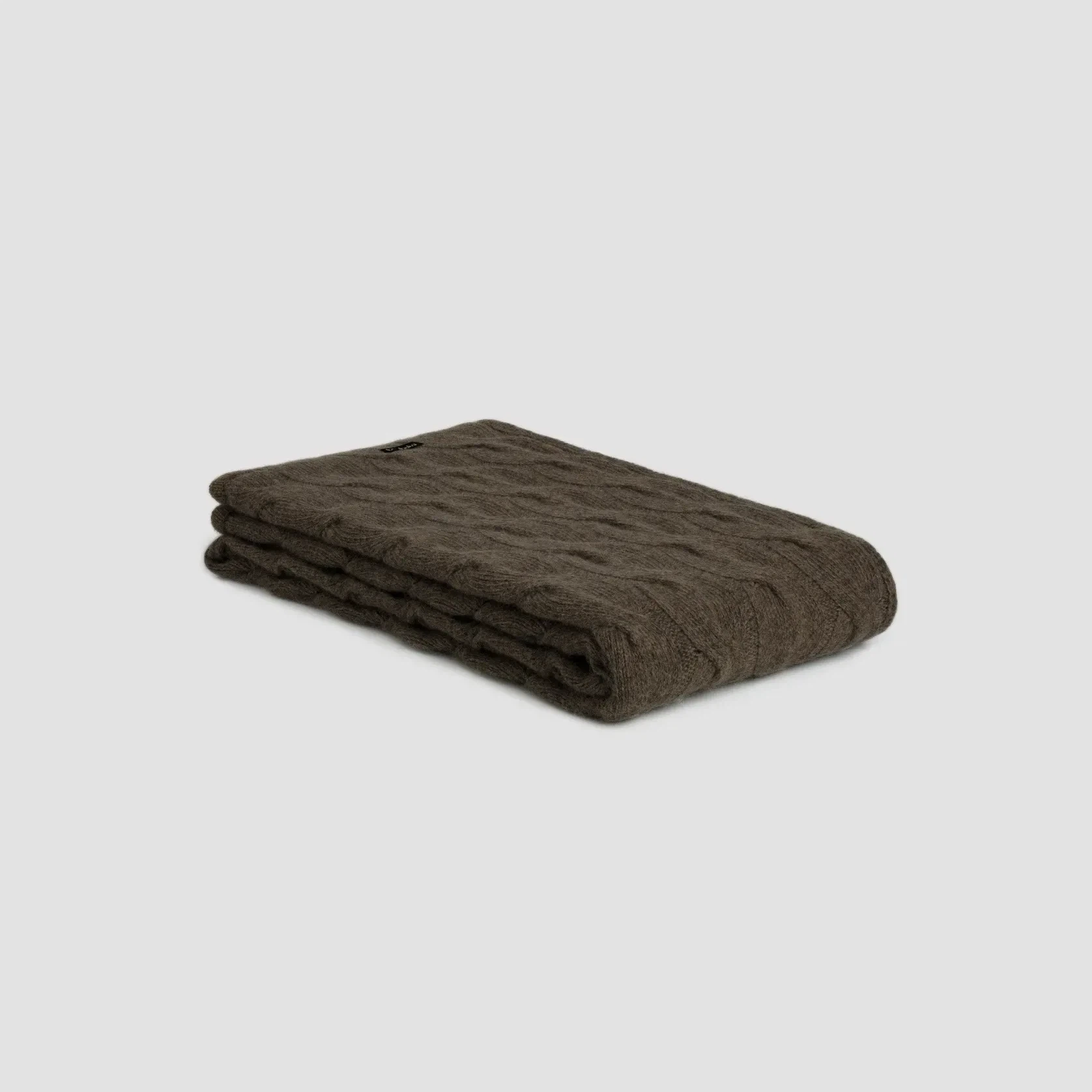 Chunky Cable Angora & Merino Wool Throws gallery detail image