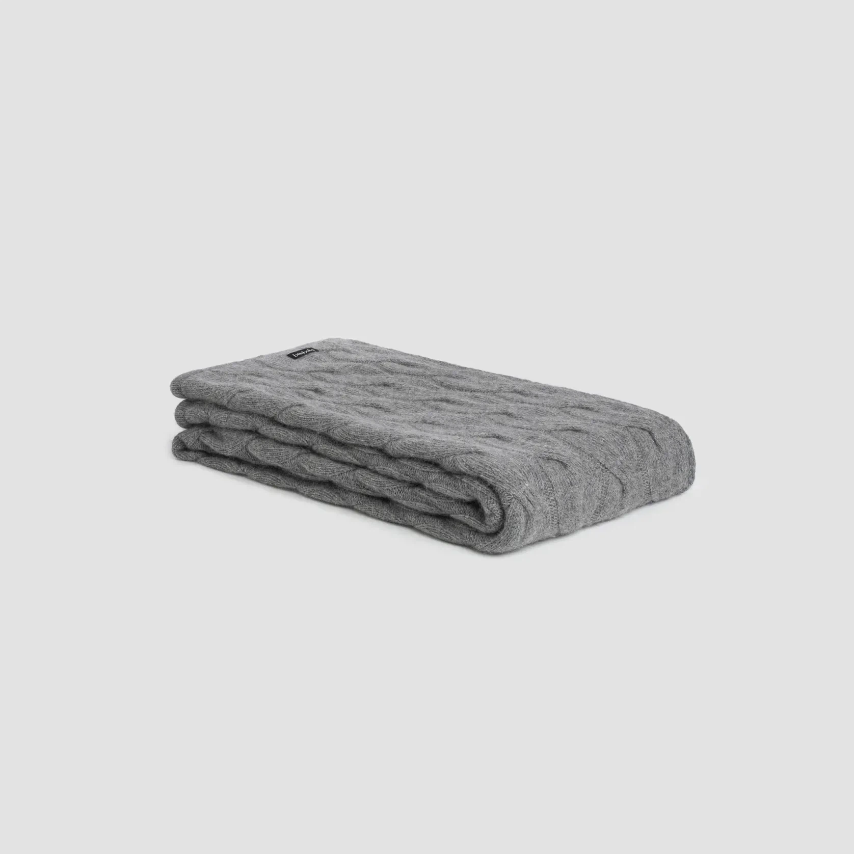 Chunky Cable Angora & Merino Wool Throws gallery detail image