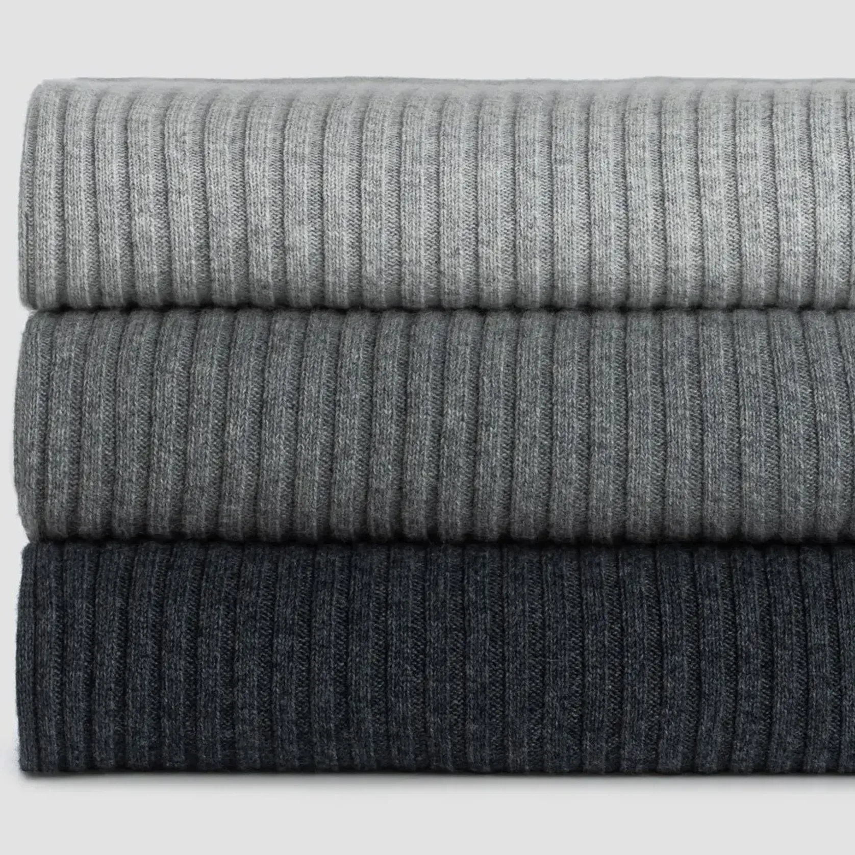 Wide Rib Angora & Merino Wool Blankets gallery detail image