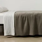 Wide Rib Angora & Merino Wool Blankets gallery detail image