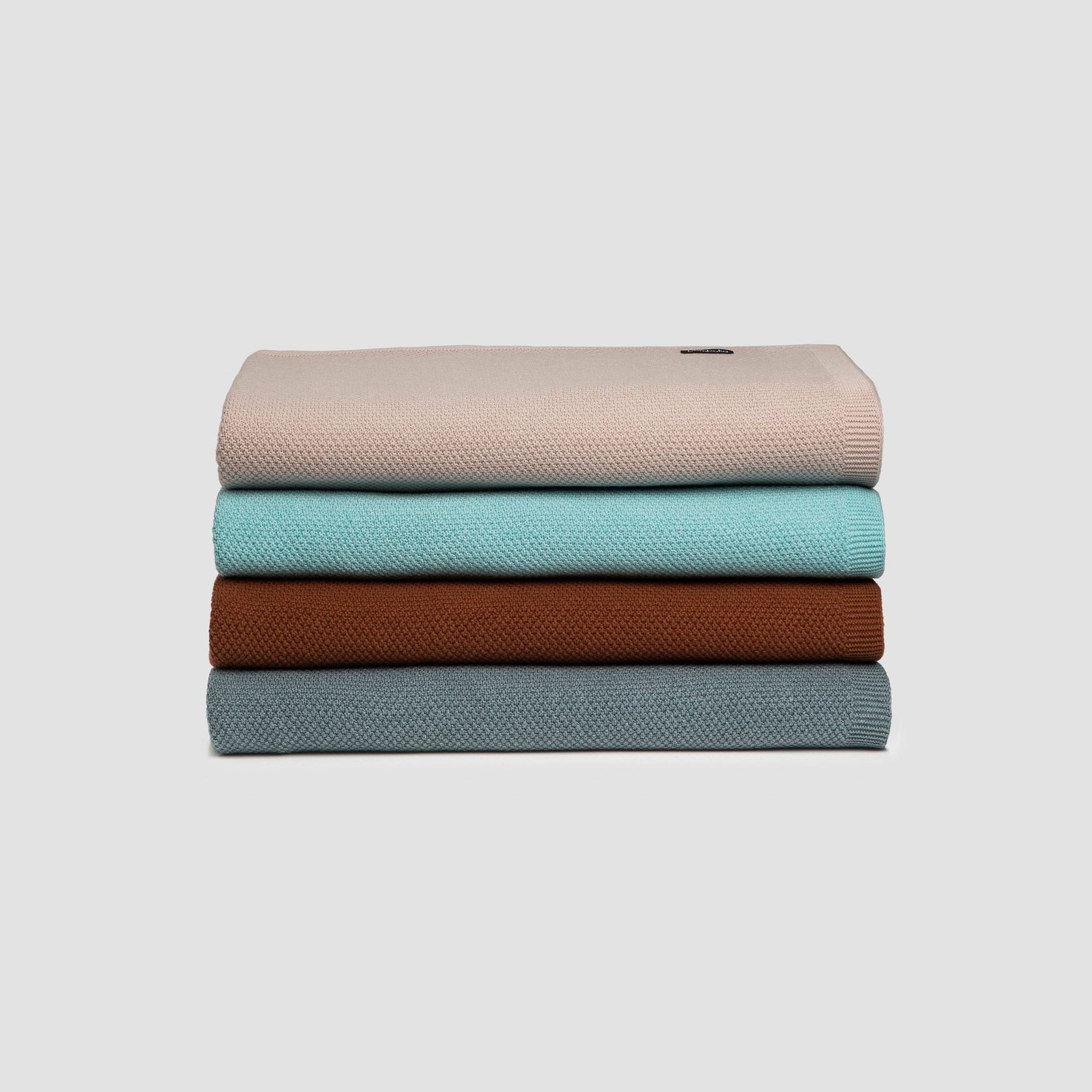 Moss Stitch Cotton Throws gallery detail image
