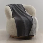 Reversible Box Knitted Weighted Throws gallery detail image
