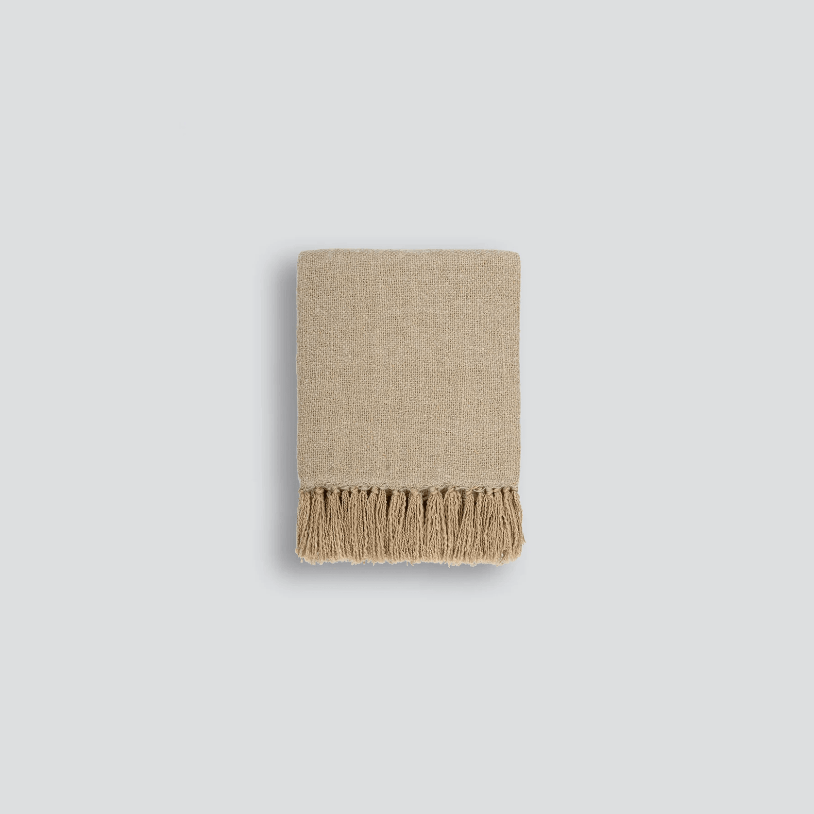 Baya Richmond Throw - Putty | Acrylic/Wool Blend gallery detail image