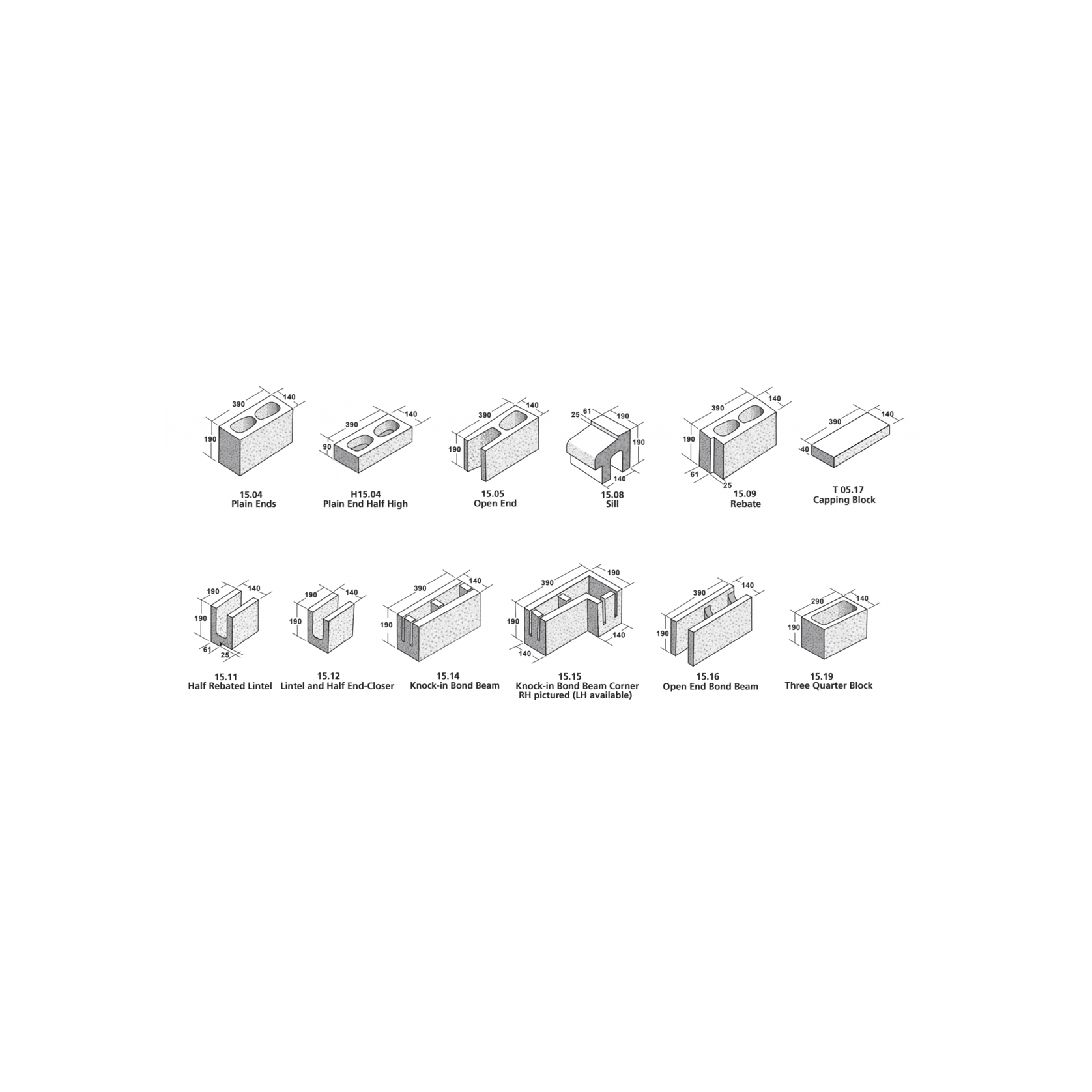 Split face Structural Blocks gallery detail image