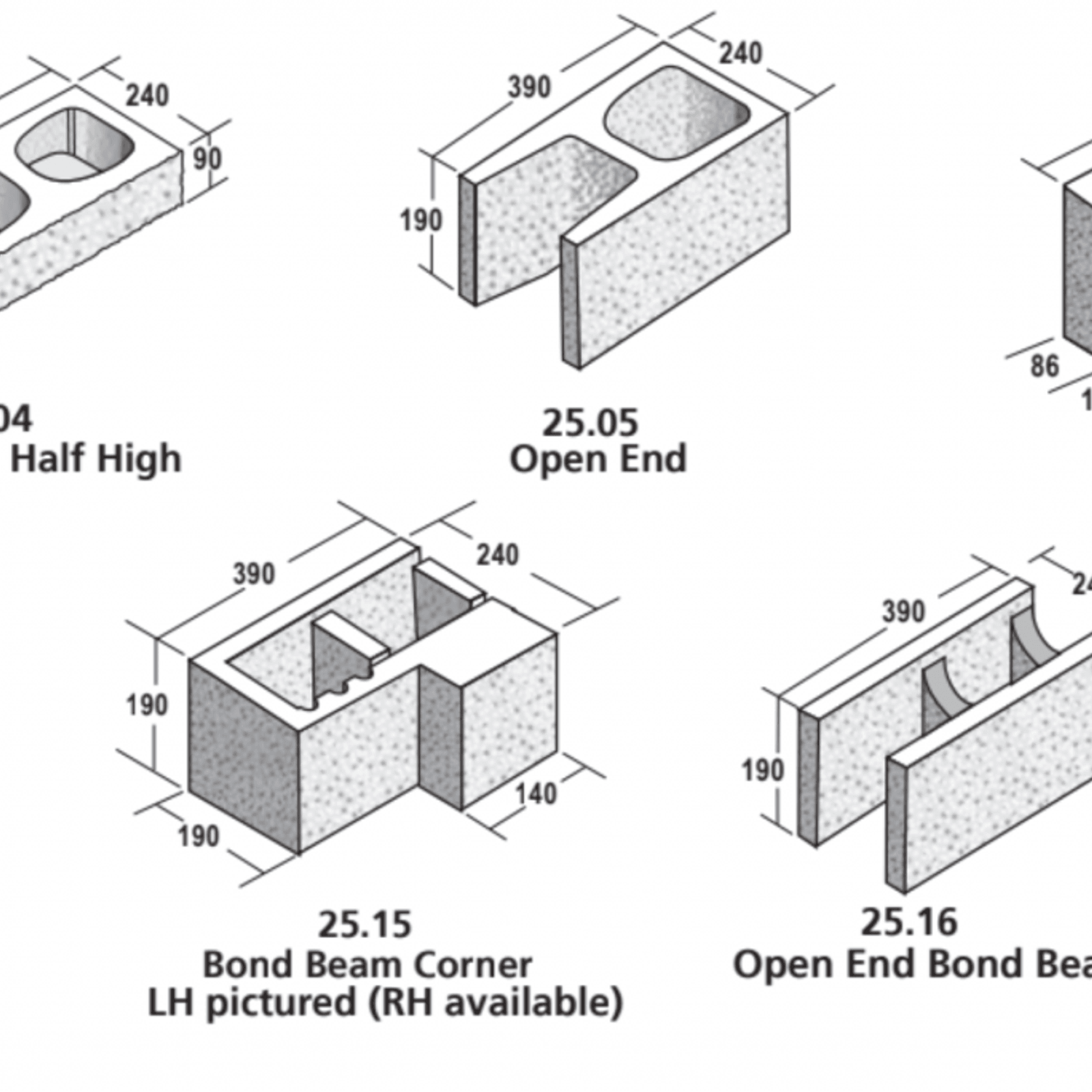 Split face Structural Blocks gallery detail image
