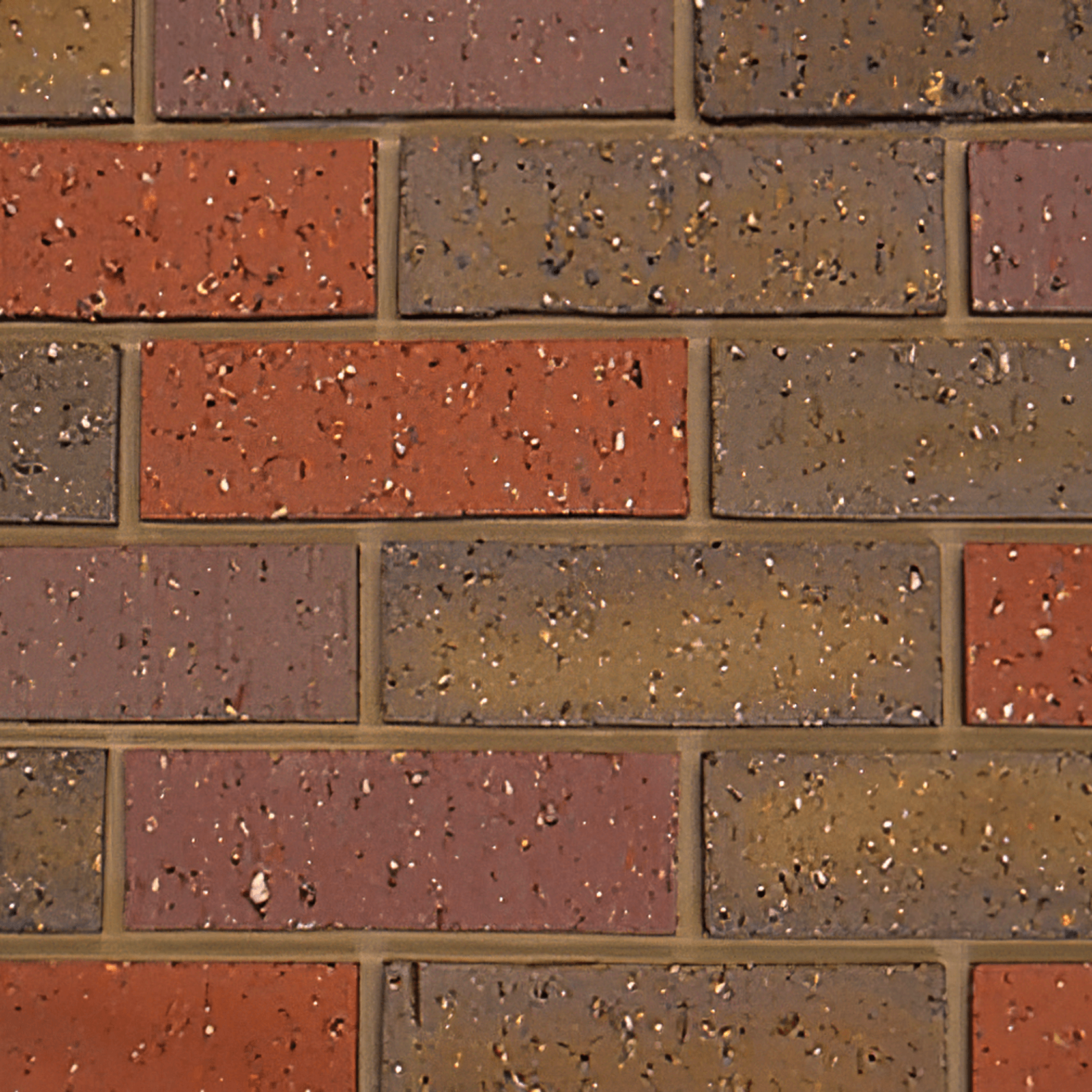 Red/Tan Rustic brick tile blend