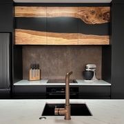 Kitchen Overhead Doors — Old English Oak Epoxy gallery detail image