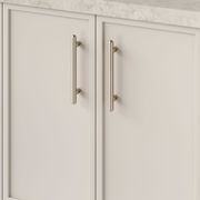 Puerto Cabinet Pull | Satin Nickel | CTC 160mm gallery detail image