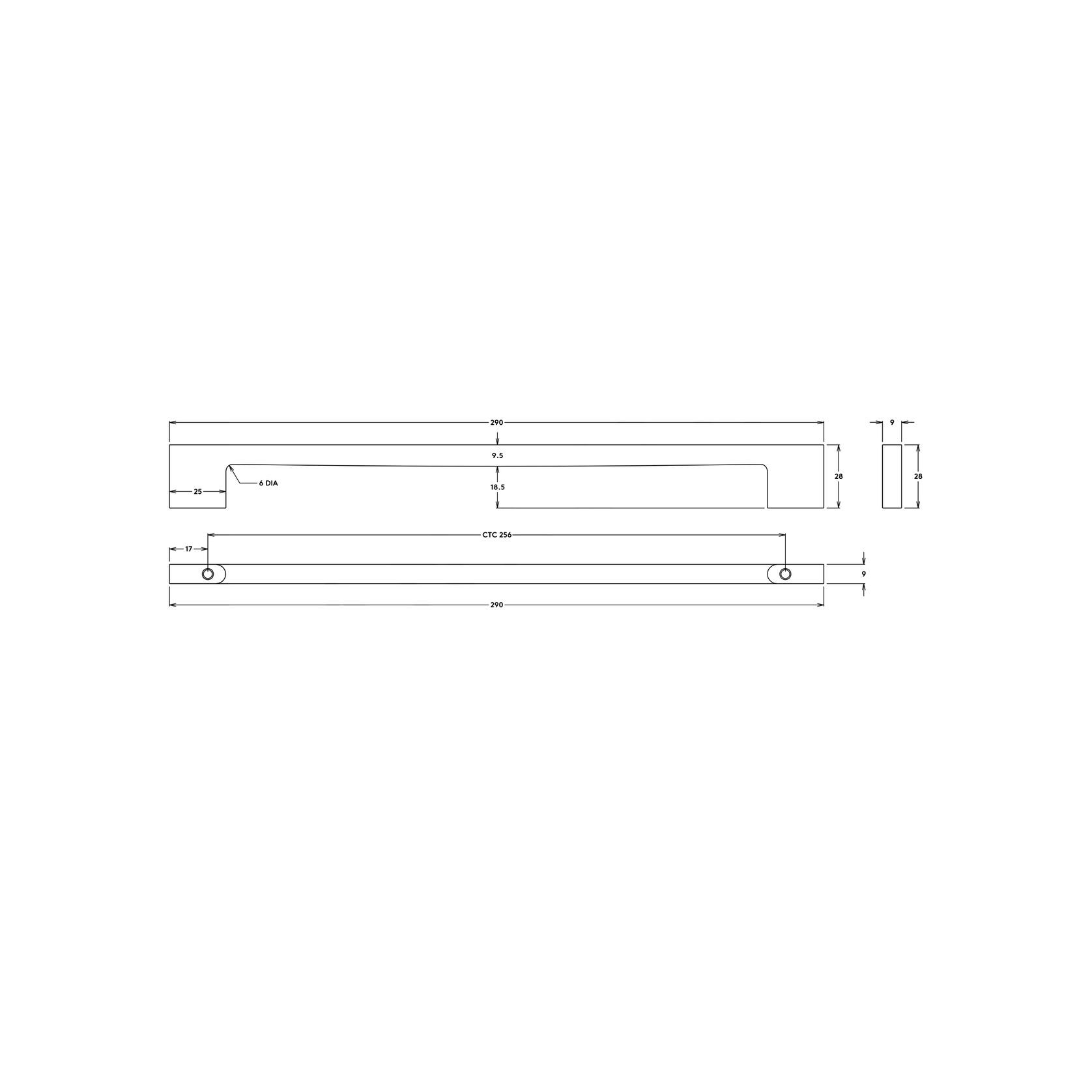 Iver Cali Cabinet Pull Handle gallery detail image