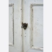 Antique French Painted Display Cupboard gallery detail image