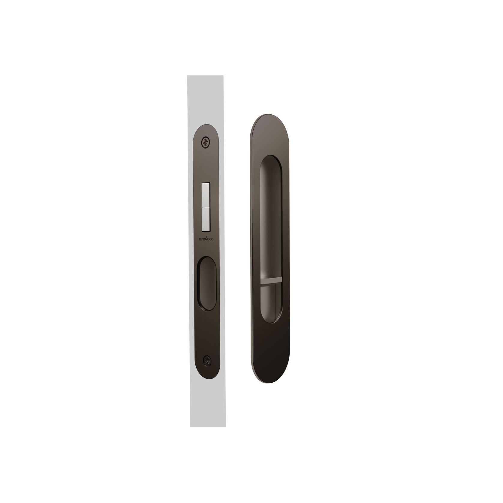 Oval M-Series 9004 Flush Pull Privacy Set gallery detail image