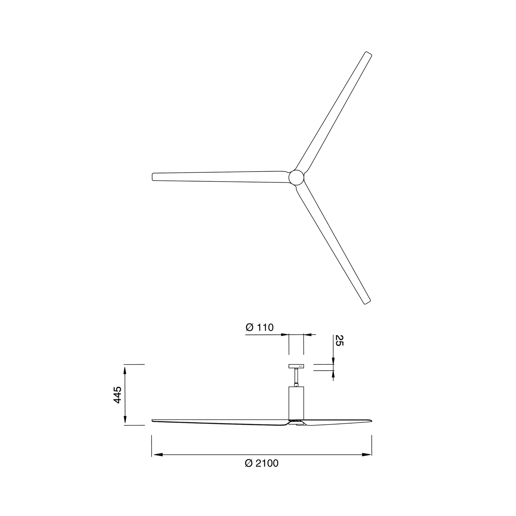 ARC Ceiling Fans by CEA gallery detail image
