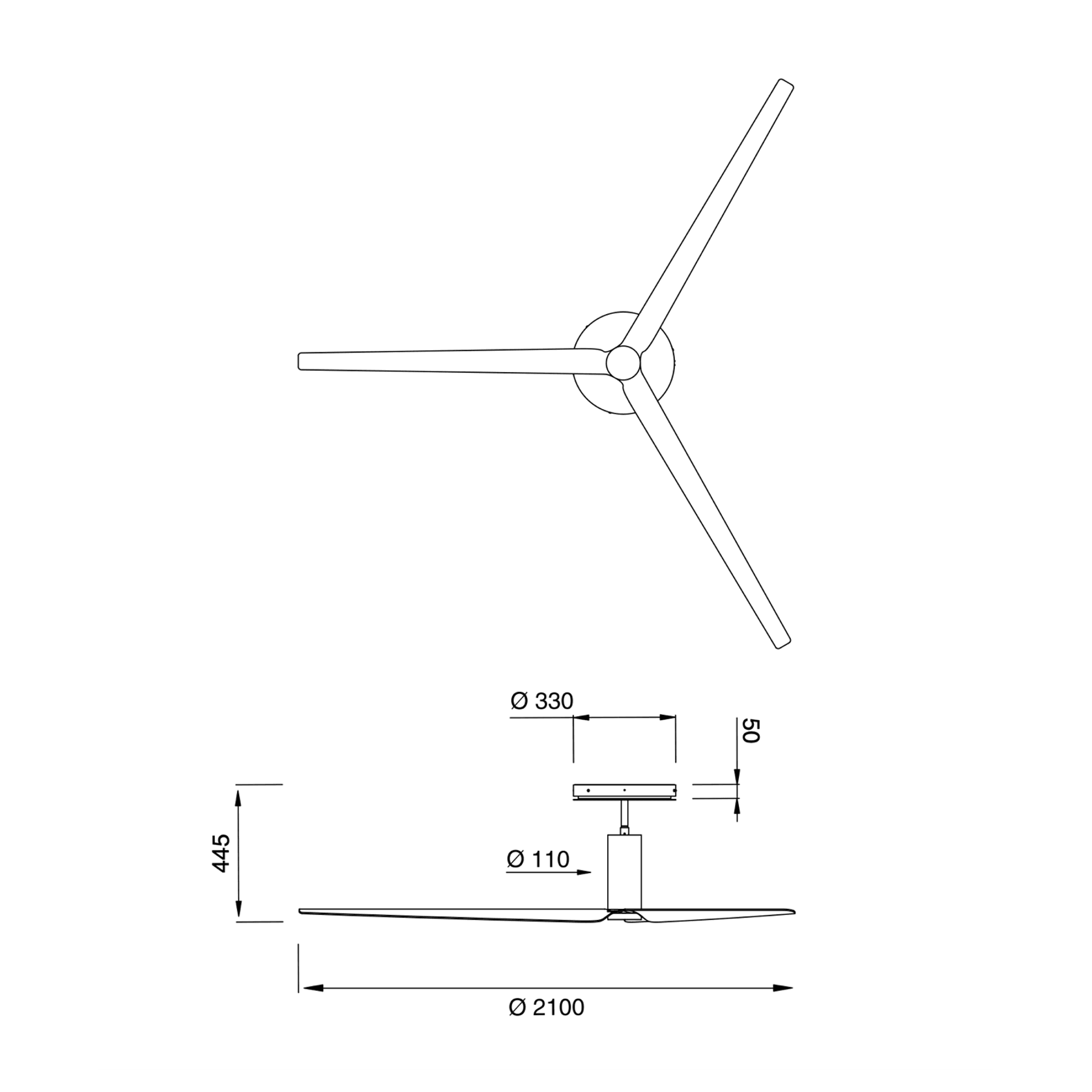 ARC Ceiling Fans by CEA gallery detail image
