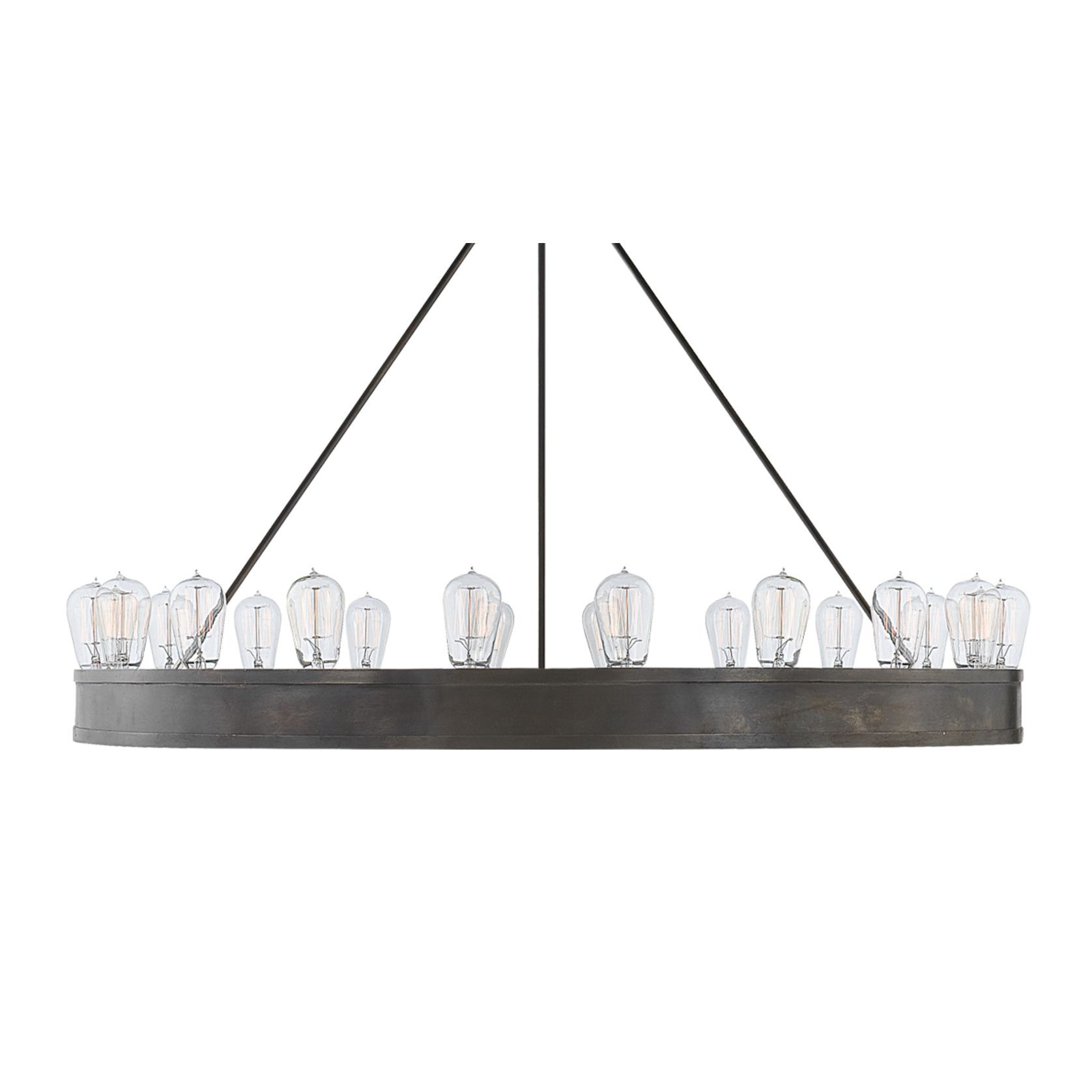 Roark 20″ Modular Ring Chandelier – Brass gallery detail image