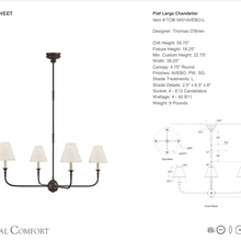 Thomas O'Brien Piaf Large Chandelier gallery detail image