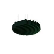 Suspended Sound Absorbent Light Panel Round Concave gallery detail image