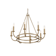 Venroy 8 Light Chandelier in Aged Brass gallery detail image